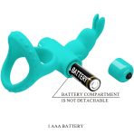 PRETTY LOVE - FIGGY GREEN RABBIT VIBRATOR RING - imagine 5