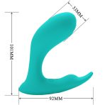 PRETTY LOVE - IDABELLE VIBRATION  PULSATION REMOTE CONTROL BLUE - imagine 4