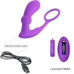 PRETTY LOVE - WARREN VIOLET ANAL RING  VIBRATOR - imagine 5