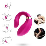 ARMONY - CRESCENT VIBRATOR FOR COUPLES REMOTE CONTROL FUCHSIA - imagine 2