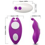 ARMONY - HONEYBEE WEARABLE PANTIES VIBRATOR G-SPOT REMOTE CONTROL PURPLE - imagine 4