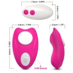 ARMONY - BUTTERFLY WEARABLE PANTIES VIBRATOR REMOTE CONTROL PINK - imagine 2