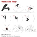 ARMONY - RANGER DOUBLE VIBRATOR RING FOR COUPLES BLACK - imagine 2