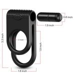 ARMONY - TWINS DOUBLE VIBRATOR RING FOR COUPLES BLACK - imagine 3