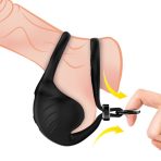 ARMONY - MANTA SCROTUM VIBRATOR RING REMOTE CONTROL BLACK - imagine 2
