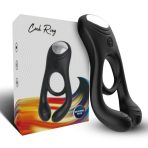 ARMONY - VEYRON DOUBLE VIBRATOR RING TOY FOR COUPLES REMOTE CONTROL BLACK - imagine 4