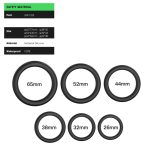 ARMONY - LOCK RINGS SILICONE BLACK - imagine 2