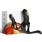 ARMONY - JOY JUMPER RING VIBRATOR FOR COUPLES  ANAL PLUG REMOTE CONTROL BLACK - imagine 4