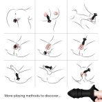 ARMONY - KYLIN FINGER VIBRATOR  ANAL PLUG REMOTE CONTROL BLACK - imagine 2
