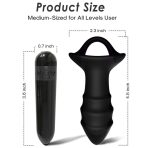 ARMONY - KYLIN FINGER VIBRATOR  ANAL PLUG REMOTE CONTROL BLACK - imagine 4