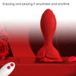 ARMONY - PINK VIBRATOR  ANAL PLUG SMALL REMOTE CONTROL RED - imagine 4