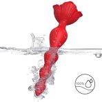 ARMONY - PINK VIBRATOR PAGODA  ANAL PLUG RED - imagine 3