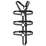 FETISH SUBMISSIVE BONDAGE - ADJUSTABLE HARNESS TORSO AND ARMS - imagine 3