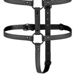 FETISH SUBMISSIVE BONDAGE - ADJUSTABLE HARNESS TORSO AND ARMS - imagine 5