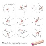 ARMONY - WARHEAD VIBRATOR BULLET GOLDEN 2 CM x 8.8 CM - imagine 2