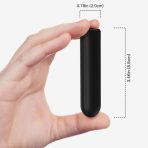 ARMONY - WARHEAD VIBRATOR BULLET REMOTE CONTROL BLACK 2 CM X 8.8 CM - imagine 3