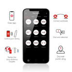 ONINDER - BERLIN BULLET VIBRATOR BLACK 9 MODES 8.5 X 2 CM - FREE APP - imagine 2