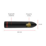 ONINDER - BERLIN BULLET VIBRATOR BLACK 9 MODES 8.5 X 2 CM - FREE APP - imagine 4