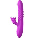 ARMONY - ANGELIA MULTIFUNCTION VIBRATOR WITH STIMULATING TONGUE VIOLET HEAT EFFECT - imagine 3