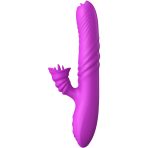 ARMONY - ANGELIA MULTIFUNCTION VIBRATOR DOUBLE TONGUE VIOLET HEAT EFFECT - imagine 3