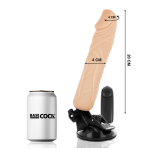 BASECOCK - VIBRADOR REALÍSTICO CONTROL REMOTO NATURAL 20 CM -O- 4 CM - imagine 2