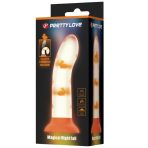 PRETTY LOVE - MAGICAL NIGHTFALL DILDO WITHOUT VIBRATION LUMINOUS ORANGE - imagine 4