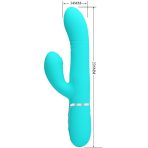 PRETTY LOVE - MULTIFUNCTION G-SPOT VIBRATOR AQUA GREEN - imagine 2