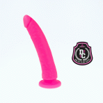DELTA CLUB - TOYS PINK DILDO MEDICAL SILICONE 17 CM -O- 3 CM - imagine 3