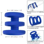 CALEXOTICS - ADMIRAL TRIPLE COCK CAGE BLUE - imagine 4