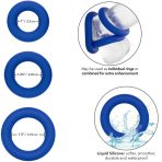 CALEXOTICS - ADMIRAL COCK RING SET BLUE - imagine 2