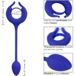 CALEXOTICS - ADMIRAL WEIGHTED COCK RING BLUE - imagine 4