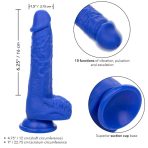 CALEXOTICS - ADMIRAL SAILOR REALISTIC DILDO VIBRATOR BLUE - imagine 4