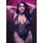 CALEXOTICS - RADIANCE SHOULDER SHRUG RHINE PLUS SIZE - imagine 2
