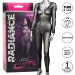 CALEXOTICS - RADIANCE CROTCHLESS FULL BODYSUIT RHINE PLUS SIZE