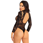LEG AVENUE - HIGH NECK LACE BODYSUIT - imagine 2