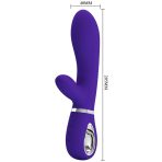 PRETTY LOVE - THOMAS MULTIFUNCTION G-SPOT VIBRATOR PURPLE - imagine 5
