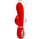 PRETTY LOVE - PRESCOTT MULTIFUNCTION G-SPOT VIBRATOR RED - imagine 5