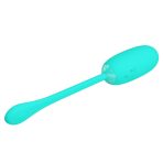 PRETTY LOVE - JULIUS WATERPROOF-RECHARGEABLE VIBRATING EGG AQUA GREEN - imagine 5