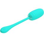 PRETTY LOVE - KIRK RECHARGEABLE VIBRATING EGG AQUA GREEN - imagine 3