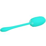 PRETTY LOVE - KIRK RECHARGEABLE VIBRATING EGG AQUA GREEN - imagine 4