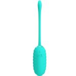 PRETTY LOVE - KIRK RECHARGEABLE VIBRATING EGG AQUA GREEN - imagine 2