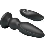 MR PLAY - POWERFUL VIBRATOR REMOTE CONTROL ANAL PLUG BLACK - imagine 4