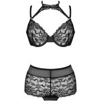 LIVCO CORSETTI FASHION - LINERA FOR THE SENSES COLLECTION SUJETADOR + PANTY NEGRO - imagine 3