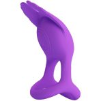 PRETTY LOVE - SILAS VIBRANT PENIS RING 7 VIBRATIONS PURPLE SILICONE - imagine 2