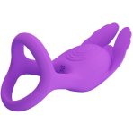 PRETTY LOVE - SILAS VIBRANT PENIS RING 7 VIBRATIONS PURPLE SILICONE - imagine 3