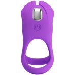 PRETTY LOVE - SILAS VIBRANT PENIS RING 7 VIBRATIONS PURPLE SILICONE - imagine 4