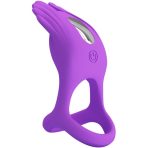 PRETTY LOVE - SILAS VIBRANT PENIS RING 7 VIBRATIONS PURPLE SILICONE - imagine 5