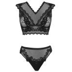 LIVCO CORSETTI FASHION - TIMOSAN LC 90631 SUJETADOR + PANTY NEGRO - imagine 3