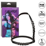 CALEXOTICS - EUPHORIA PLUS SIZE HALTER BUCKLE HARNESS BLACK - imagine 2