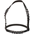 CALEXOTICS - EUPHORIA PLUS SIZE HALTER BUCKLE HARNESS BLACK - imagine 4